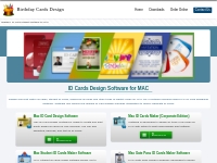 Design list of ID cards on MAC using Mac edition of ID Card Software