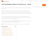 240+ Best Birthday Wishes For Sister-In-Law - (2024)