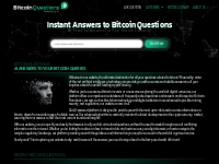 Bitcoin Questions - AI Answers to Your Bitcoin Queries