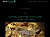 Bitcoin - Bitcoin Questions
