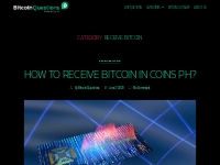 Receive Bitcoin - Bitcoin Questions