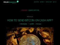 Sending Bitcoin - Bitcoin Questions