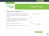 Transfer your website | Website support and help