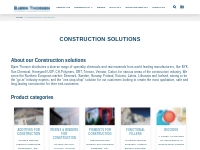 Construction Solutions - Bjørn Thorsen A/S