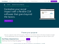 CSR Software - YourCause CSRconnect | Blackbaud