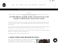 12 Freetress Water Wave Hair Styles For Christmas and New Year   Black