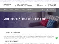 Motorised Zebra Roller Blinds | Blinds Direct LTD