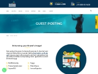 Guest Blogging Services Helps To Enhance Your Brand Image