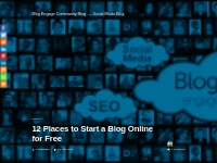 12 Places to Start a Blog Online for Free   Blog Engage Community Blog