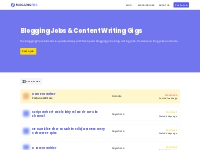 Blogging Jobs - Freelance, Remote, Full-Time | BloggingPro
