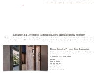 Designer Laminated Fire Doors Manufacturers Suppliers in India