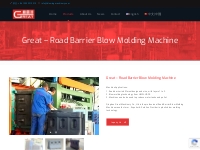 Great   Road Barrier Blow Molding Machine   Shandong Great Machinery