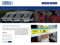 Asbestos Waste Disposal   Collection Service - Blue A Ltd