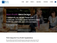 Non-Profit Web Design | Blue Archer   266dd3