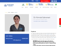 Dr. Nirmala Subramani | Maxillofacial Surgeon In Seshadripuram,Bangalo