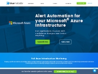 Azure Infrastructure Monitoring | Alert Automation by Blue Matador