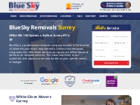 Removals Company Surrey | BlueSky House   Office Moves