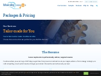 Packages   Pricing - Resume   Job Search | Blue Sky Resumes