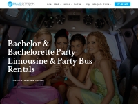 Bachelor   Bachelorette Party Limousine   Party Bus Rentals - Blue Str