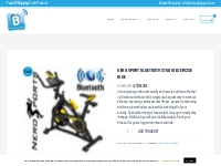 Nero Sport Bluetooth Studio Exercise Bike - Blueunplugged
