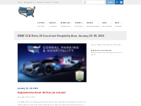 BMW CCA Rolex 24 Corral and Hospitality Area, January 25–28, 2024 | BM