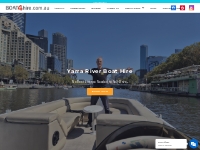 Yarra River Boat Hire | Yarra Self-Drive Boats | boat hire melbourne