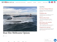 boat hire melbourne | melbourne luxury boat hire | Fishing boat hire