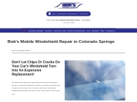 Bob s Windshield Repair Near You in Colorado Springs, CO 80918