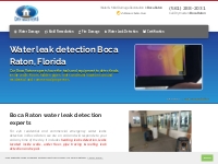 Water leak detection service Boca Raton | Drymasters Boca Raton