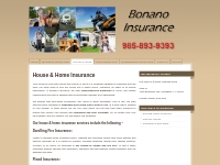 House Insurance Louisiana, Flood Insurance | Bonano Insurance