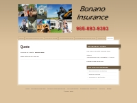 Insurance Quotes Covington, Louisiana | Bonano Insurance