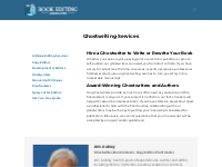 Ghostwriting Services - Book Editing Associates