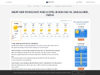 Weather forecast and hotels for a week in Jaisalmer, India | Booked.ne
