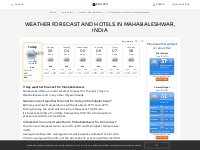 Weather and hotels in Mahabaleshwar, India | Booked.net