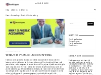 What is Public Accounting - Bookkippo