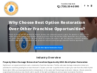 Disaster Restoration Franchise Opportunities |Best Option Restoration 