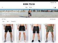 Men s Workout Shorts - Cargo Gym Workout Shorts for Men - Born Tough