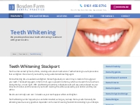 Teeth Whitening Stockport | Bosden Farm Dental Practice