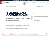 Boards and commissions | Boston.gov