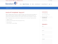 bostonIT® IT Helpdesk Company Boston MA