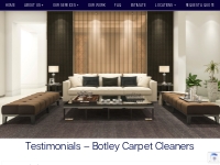Testimonials – Botley Carpet Cleaners