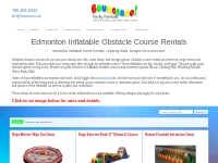 Inflatable Obstacle Course Rentals | Bounceroo.ca | Edmonton AB