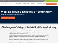 Premier Medical Device Executive Search Firm