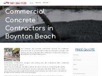 Commercial Concrete Contractor Company Boynton Beach