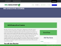 MIS Executive Course | MIS Analysis Training Institute Delhi | Rohini