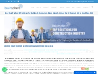 Best ERP for Construction Industry, ERP Software for Construction Comp