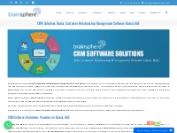 Best Online CRM Software Dubai, CRM Solutions in Dubai, UAE | Brainsph
