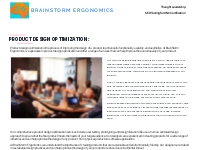 Product Design Optimization - BrainStorm Ergonomics
