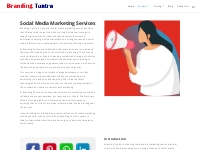 Social Media Marketing Service Provider | Branding Tantra