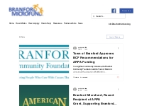 News | Branford Microfund